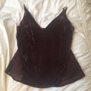 J Brand Lucy Velvet Cami